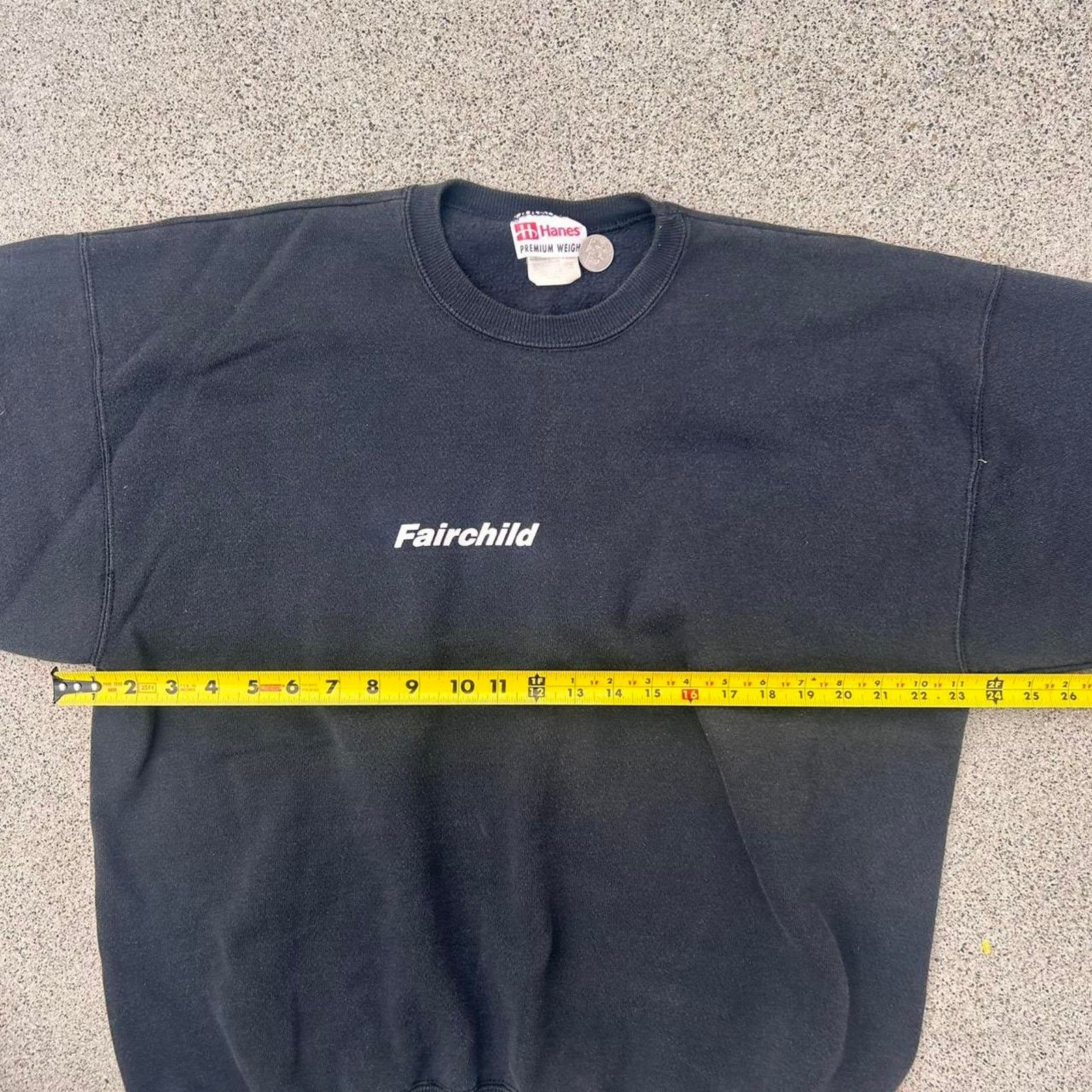 Hanes Vintage faded crewneck fairchild Size US XL / EU 56 / 4 - 4 Thumbnail
