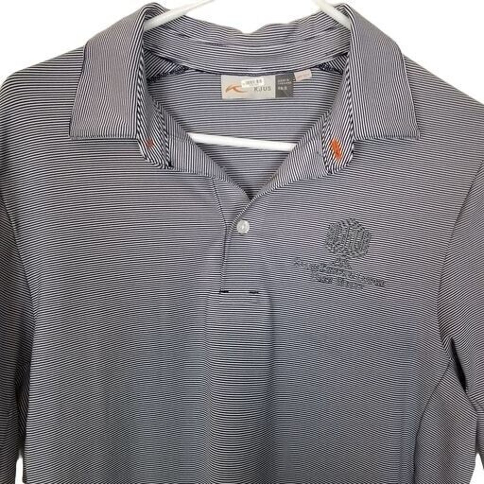 KJUS KJUS Mens Striped Golf Polo Shirt S Stretch Active Athletic Size US S / EU 44-46 / 1 - 2 Thumbnail