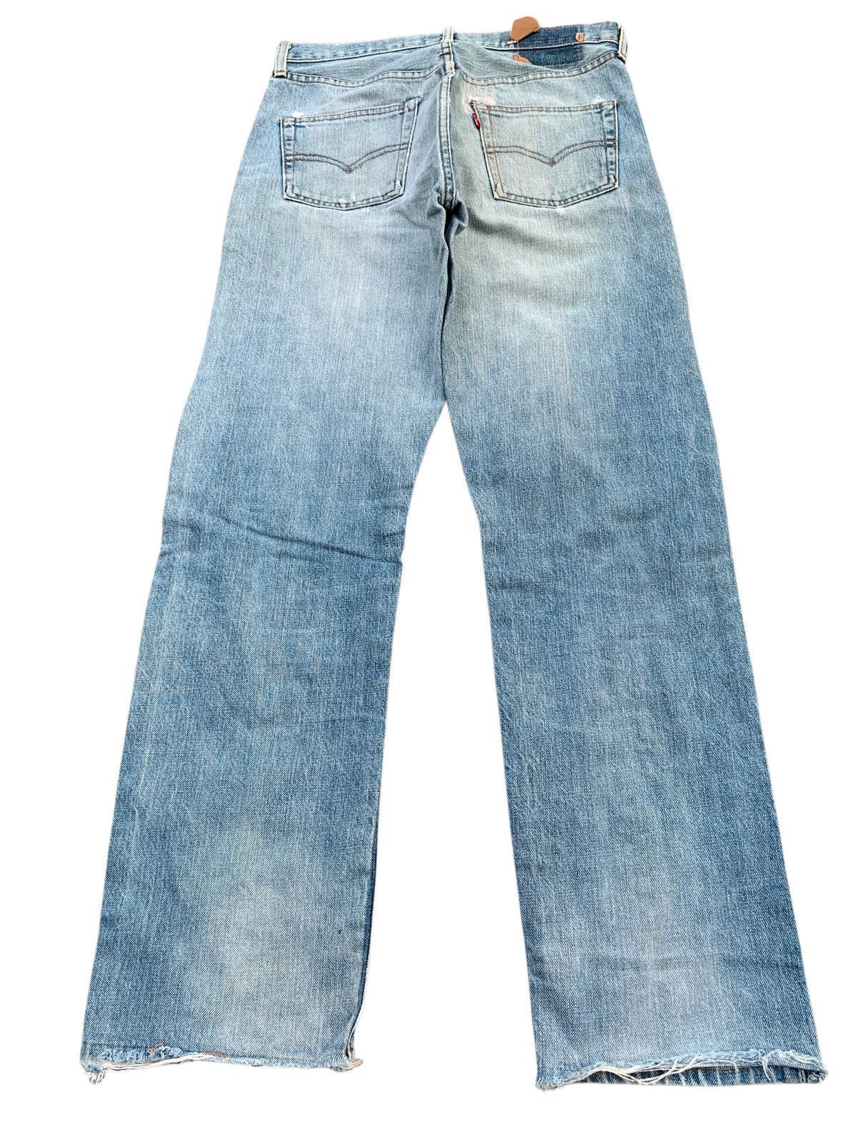 Levi's VINTAGE LEVI'S BIG E 502 TRASHER SELVEDGE DISTRESSED DENIM Size US 31 - 5 Thumbnail