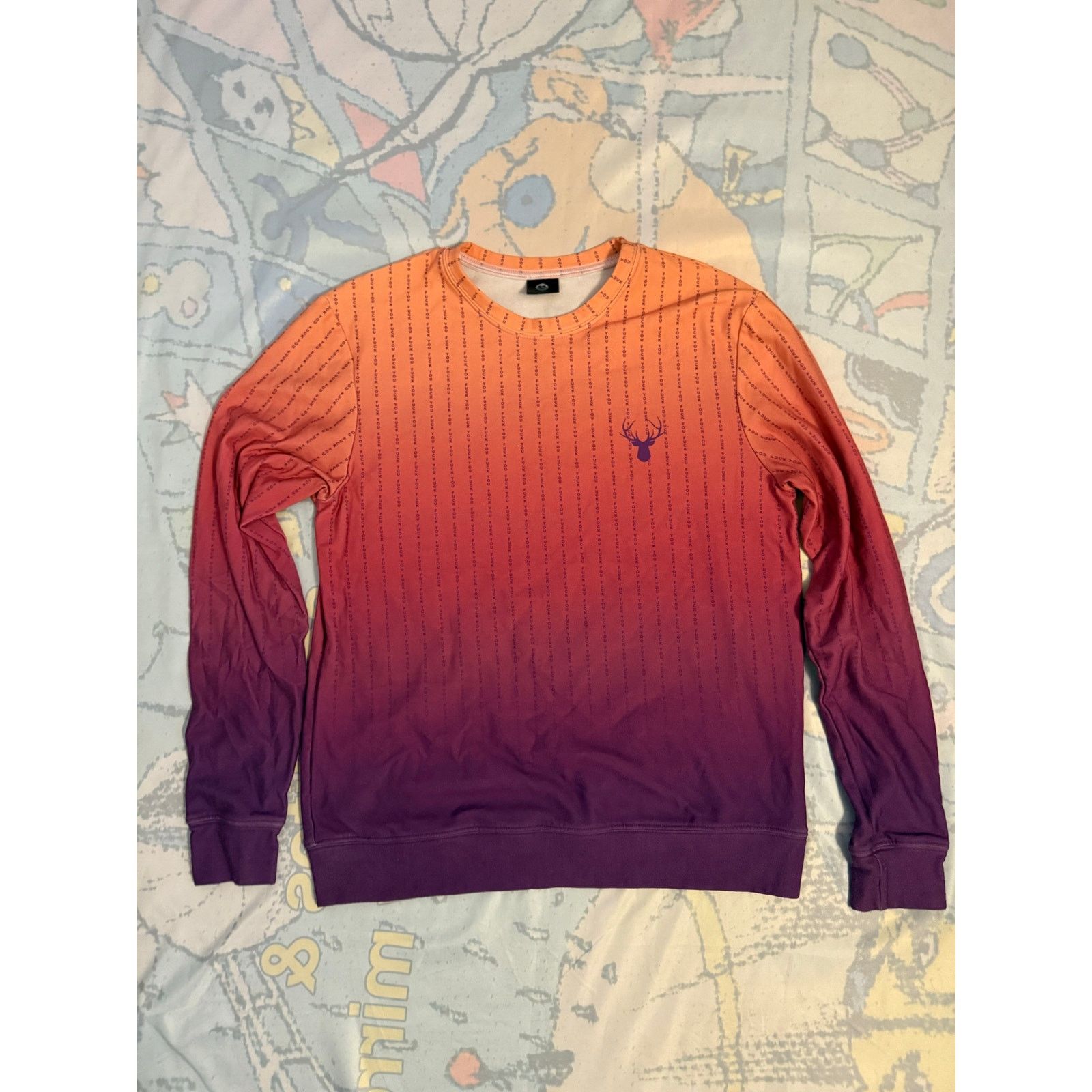 Other Edgy 'F U' Graphic Sweatshirt - Bold Statement Piece Size M / US 6-8 / IT 42-44 - 1 Thumbnail