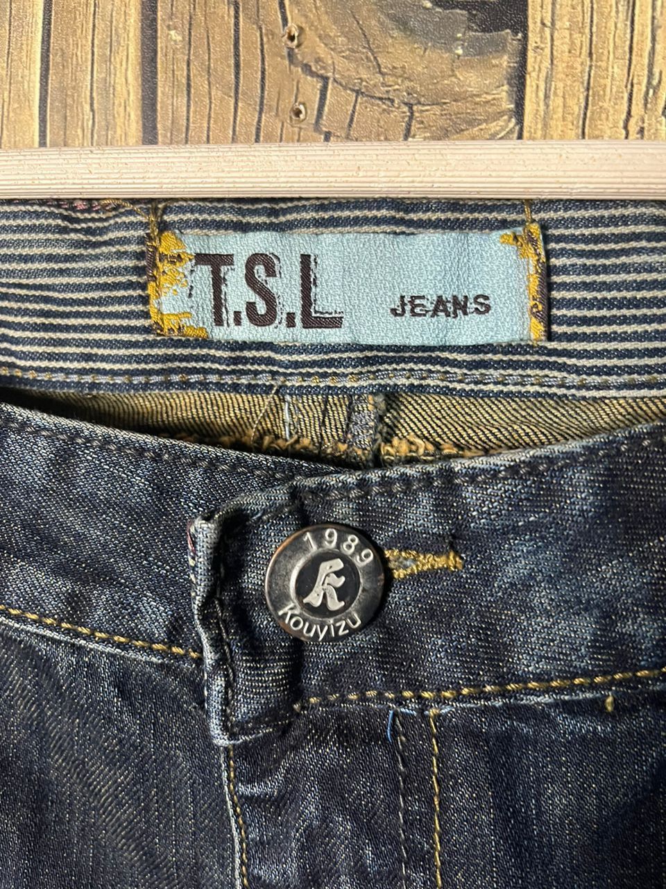 Japanese Brand × Vintage Vintage TSL Japan Distressed Jeans Kapital Numbernine Style Size US 36 / EU 52 - 7 Thumbnail
