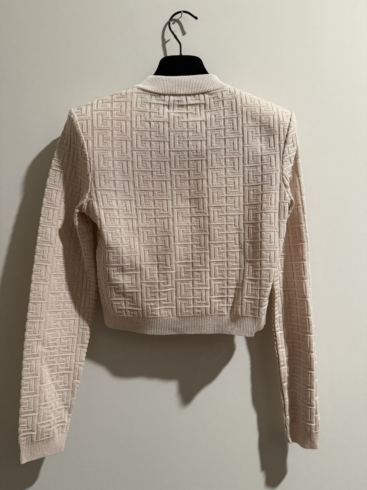 Balmain BALMAIN ‘25 Knit PB Labyrinth Cardigan *New With Tags* Size XS / US 0-2 / IT 36-38 - 4 Thumbnail