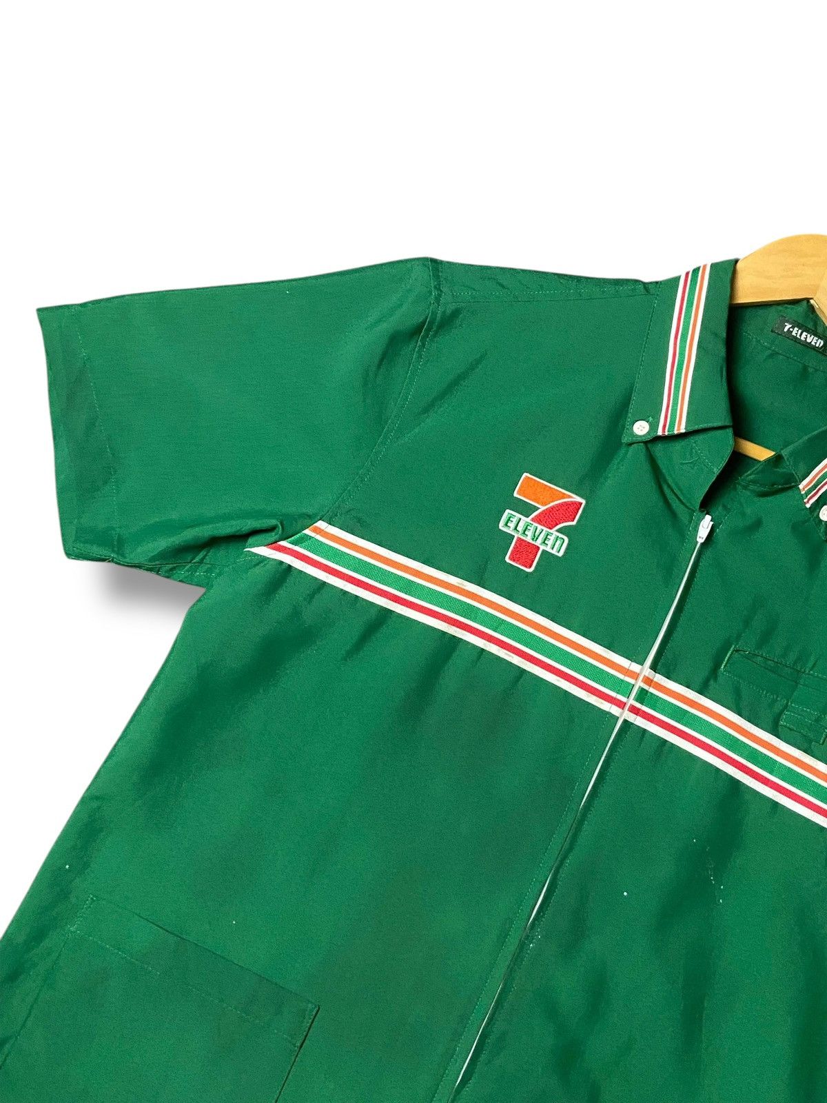 Japanese Brand × Vintage 7-Eleven Workers Uniform Jacket (127) Size US L / EU 52-54 / 3 - 5 Thumbnail