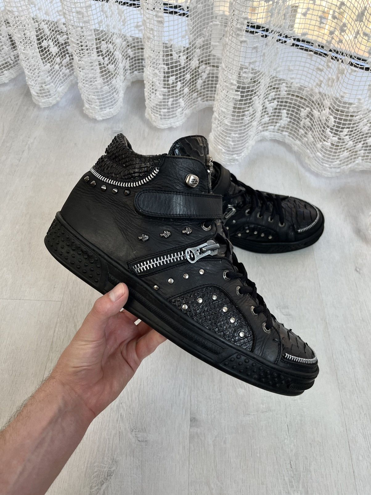 New Rock × Streetwear Vintage New Rock Sneakers Shoes Opium