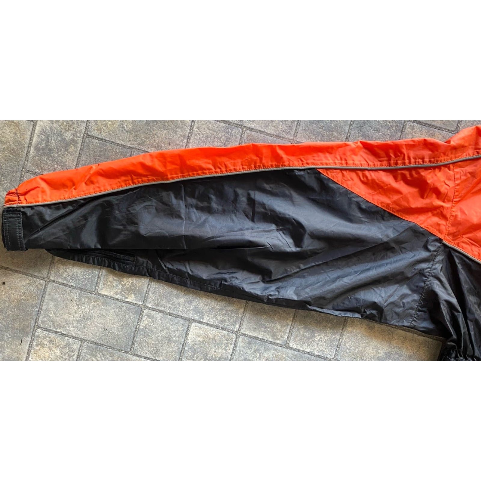 Vintage VINTAGE Jafrum MEDIUM Women's Reflective Waterproof Jacket Black/Orange NEW WITH TAGS Size M / US 6-8 / IT 42-44 - 5 Thumbnail