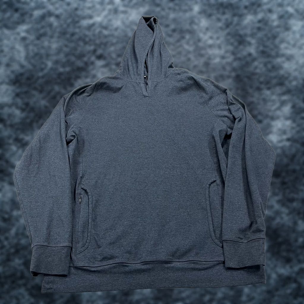 Vintage Public Rec Hoodie Mens Large Blue Politan Sweatshirt Gym Workout Yoga Training Size US L / EU 52-54 / 3 - 1 Thumbnail