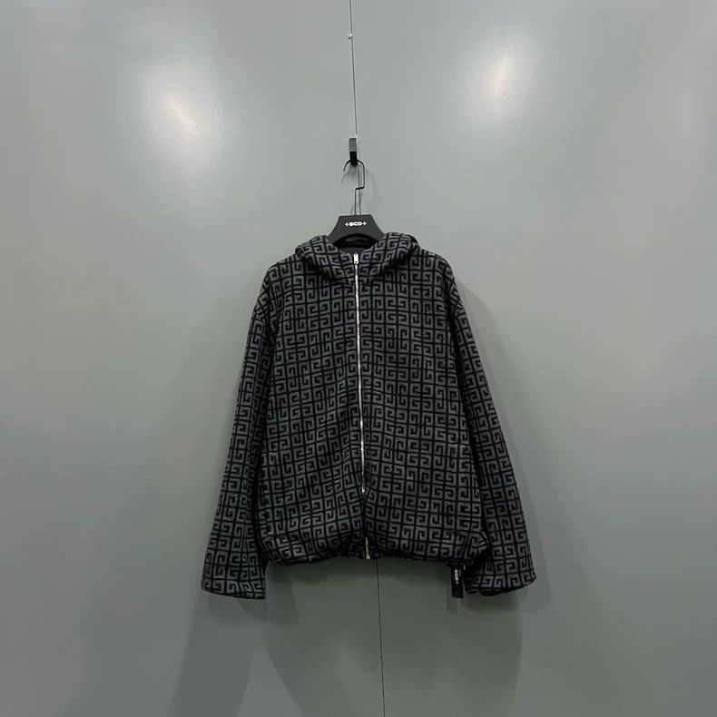 Givenchy Givenchy Black Double-Sided Jacket with Geometric Print XL Size US XL / EU 56 / 4 - 1 Thumbnail