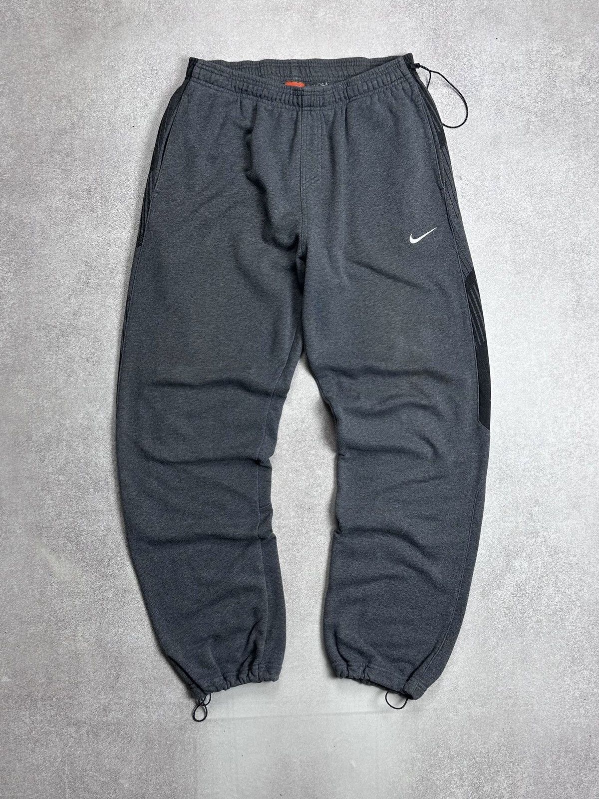 Nike Vintage Nike Swoosh Cotton Flared Y2K Track Pants M Size US 32 / EU 48 - 2 Thumbnail