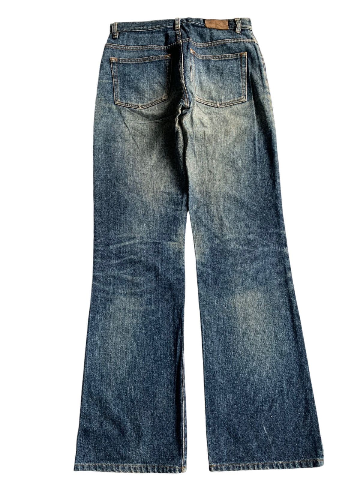 Japanese Brand × Kapital × Vintage Flare Calvin Klein Jeans Punk Style Faded Distressed Denim Size US 29 - 4 Thumbnail