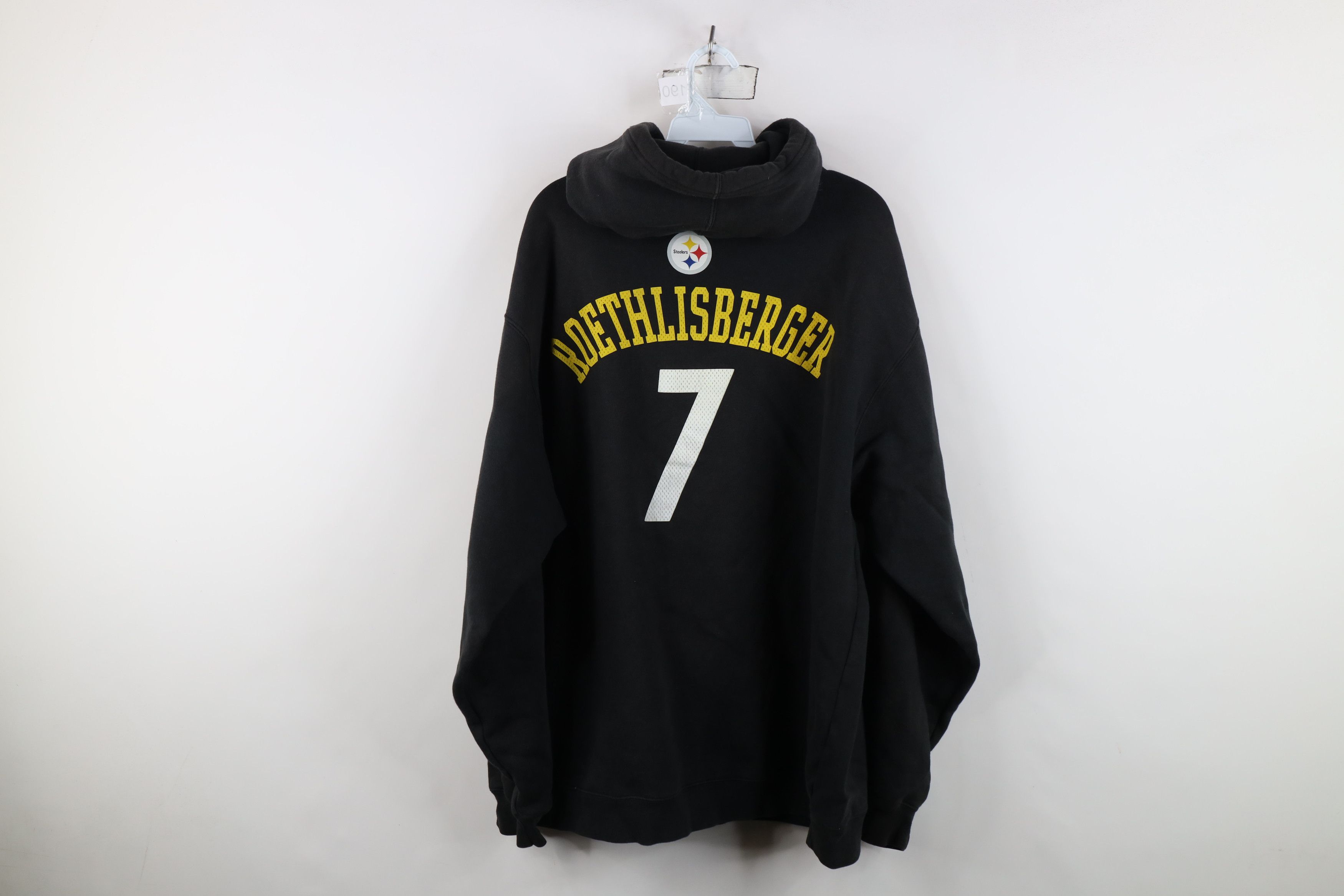 Reebok Vintage Reebok Roethlisberger Pittsburgh Steelers Hoodie Size US L / EU 52-54 / 3 - 12 Thumbnail