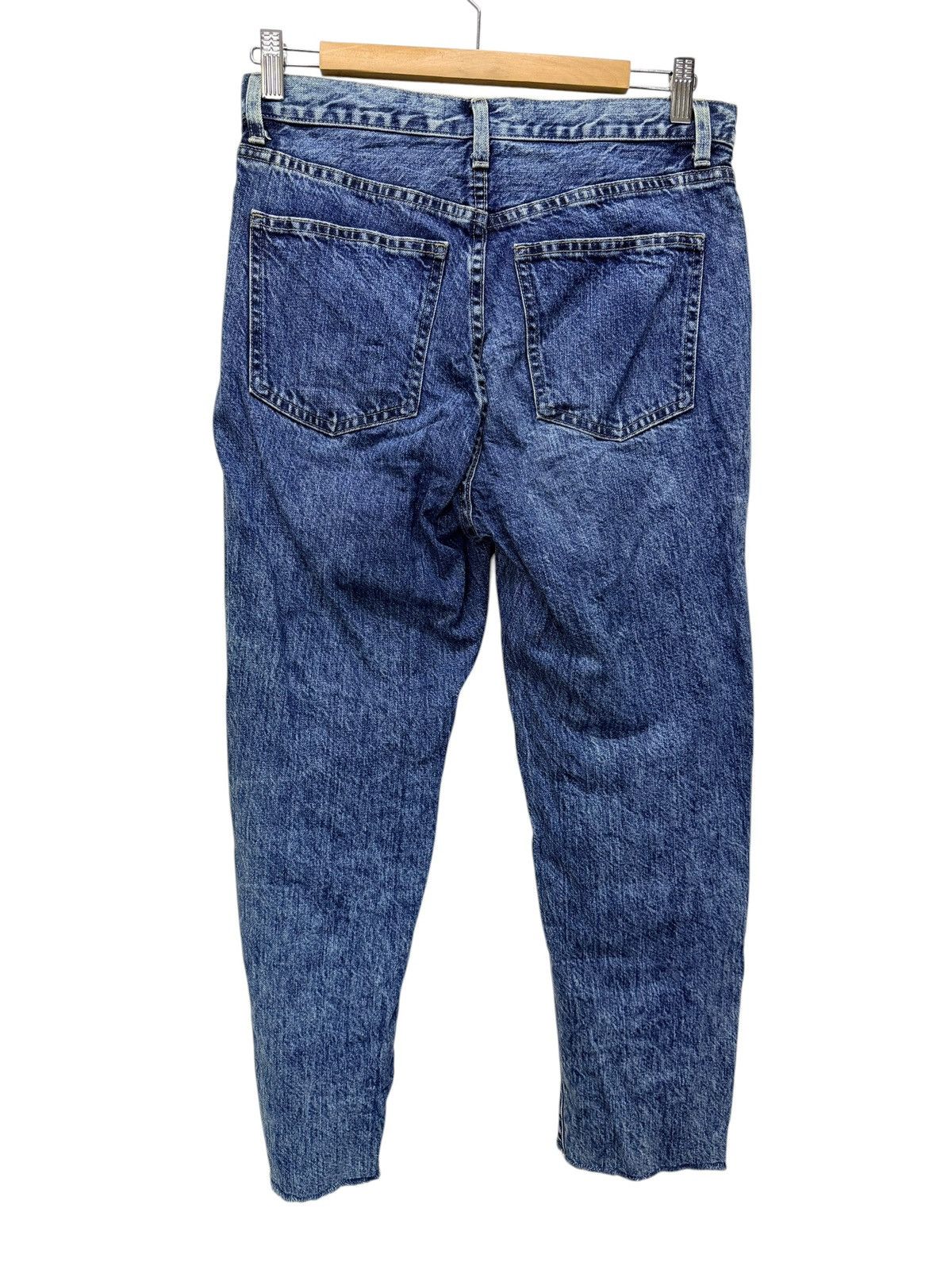 Japanese Brand Vintage Uniqlo Jeans Distressed Acid-wash Denim Pants Size US 30 / EU 46 - 4 Thumbnail