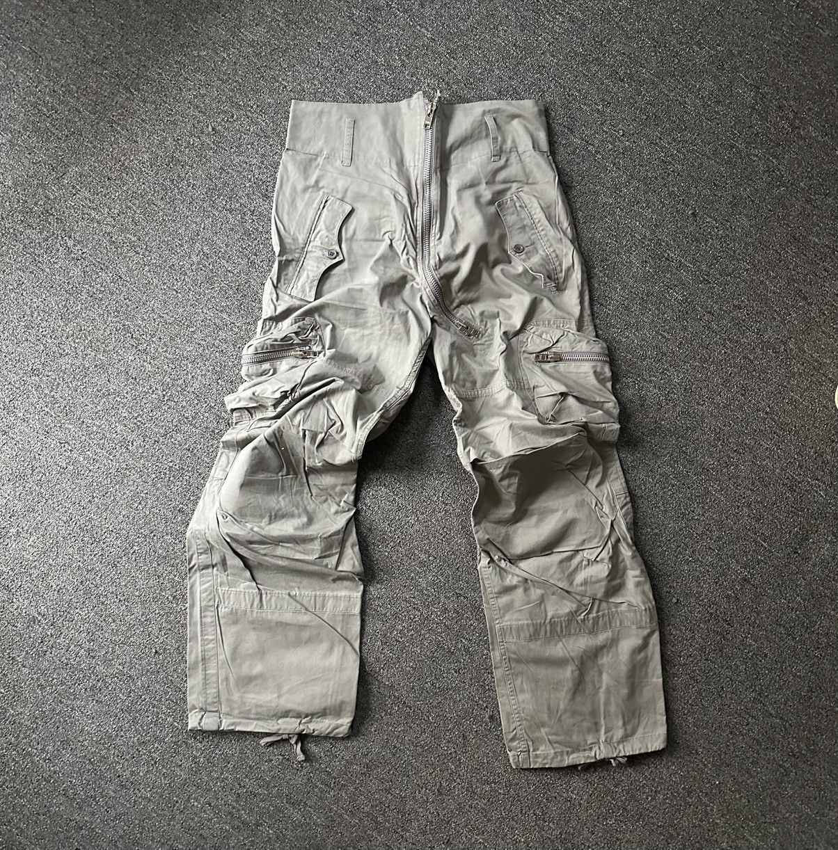 Archive style cargo pants