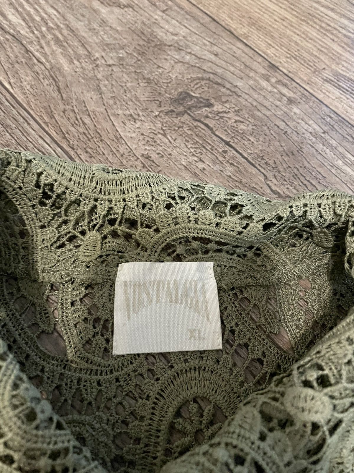 Japanese Brand × Vintage Paisley Button Up Shirt XL Olive Size US XL / EU 56 / 4 - 6 Thumbnail