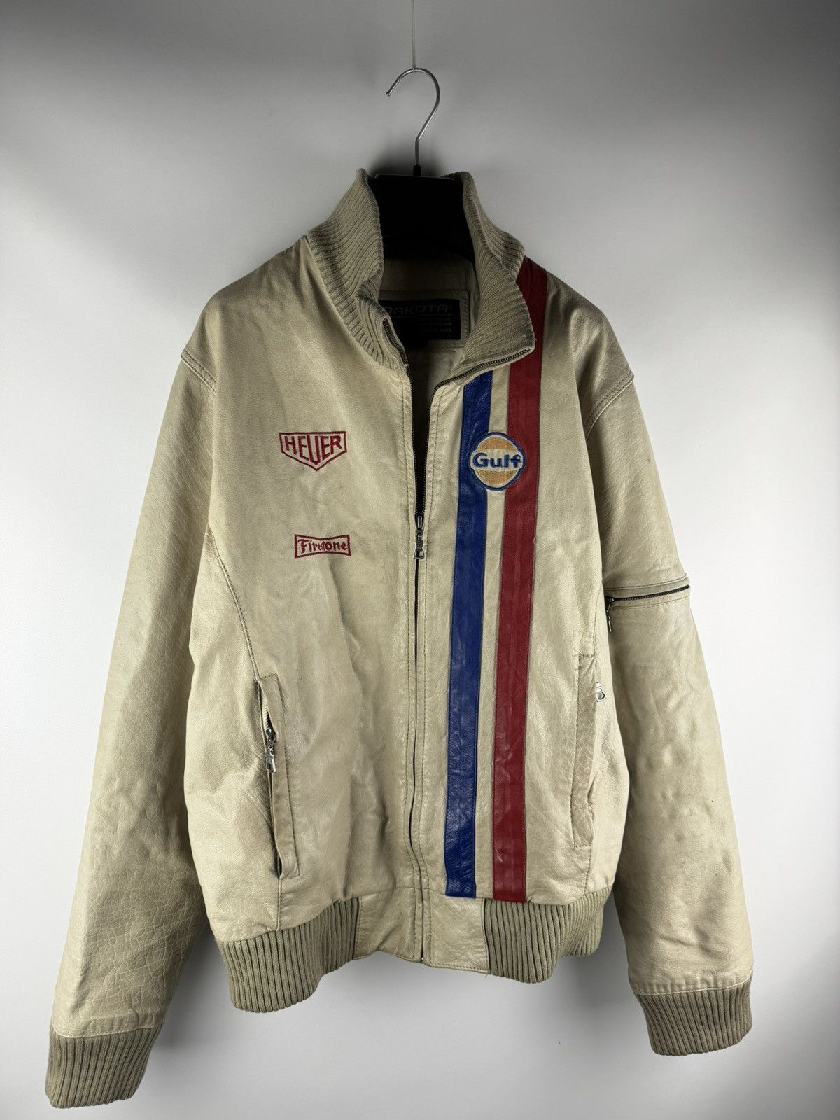 希少　TAG HEUER DAKOTA　ダコタ　ライダース　レーシングジャケット 希少 TAG HEUER DAKOTA ダコタ ライダース レーシングジャケット レア