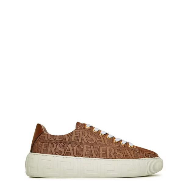 Versace o1g2r1mq0824 Greca Trainers in Brown & White Size US 12 / EU 45 - 1 Thumbnail