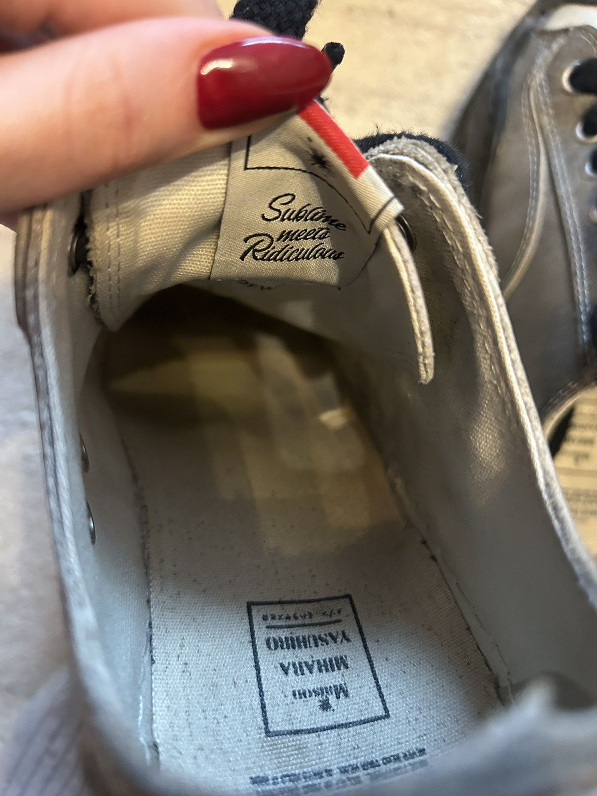 Maison MIHARA YASUHIRO Mihara Yasuhiro Leather Sneakers Size US 7 / EU 40 - 5 Thumbnail