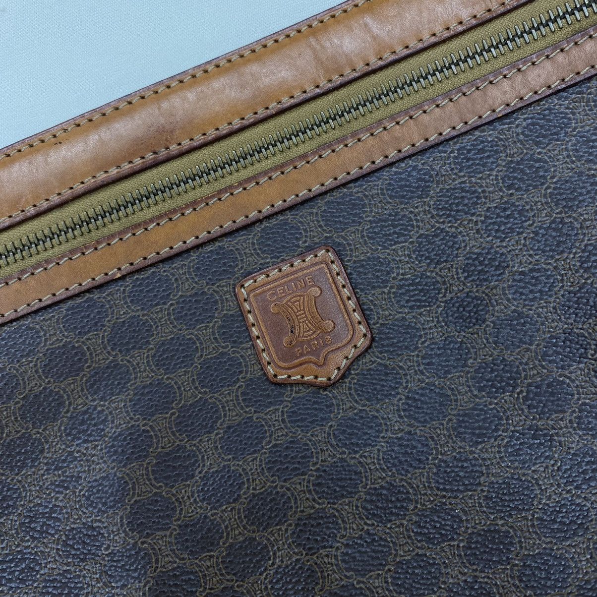 Celine × Vintage Celine Macadam Leather Clutch Size ONE SIZE - 3 Thumbnail