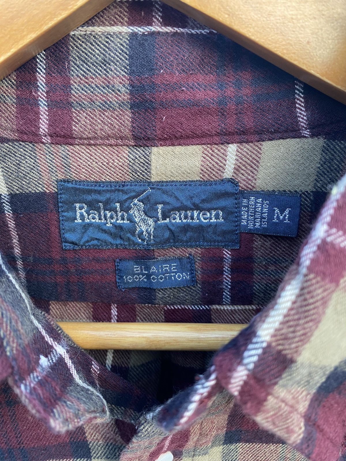 Ralph Lauren Vintage Ralph Lauren blaire cotton plaid shirts Size US M / EU 48-50 / 2 - 5 Thumbnail