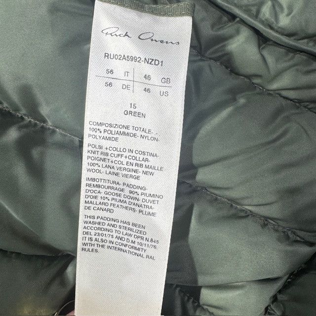 Rick Owens Rick Owens FW21 ‘GETHSEMANE’ Puffer Longcoat Size US XL / EU 56 / 4 - 4 Thumbnail