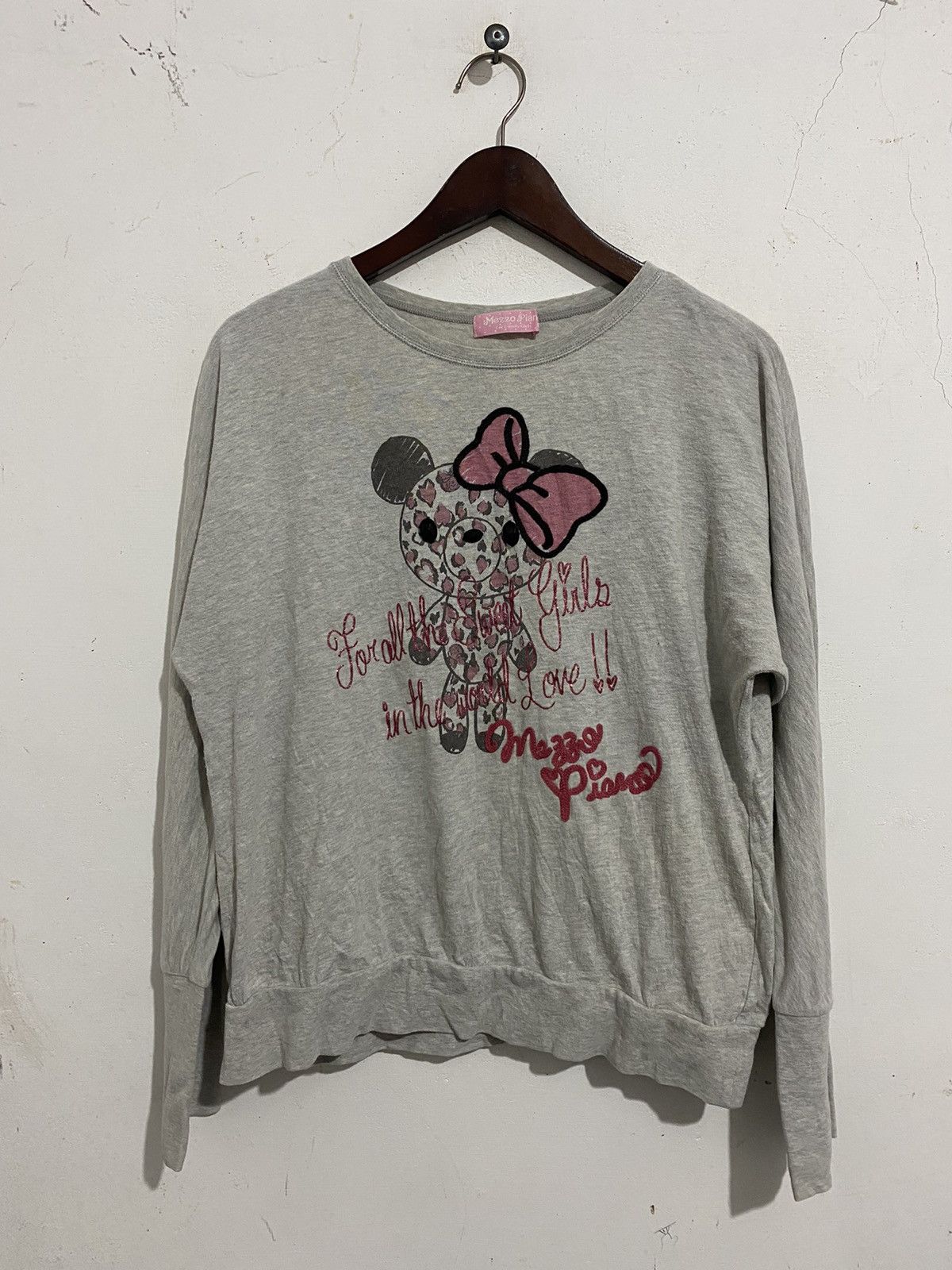 Angel Blue 💸BINDINGOFFER💸Japanese Mezzo Piano Y2K Bear Cute AA0069 Size US L / EU 52-54 / 3 - 1 Thumbnail