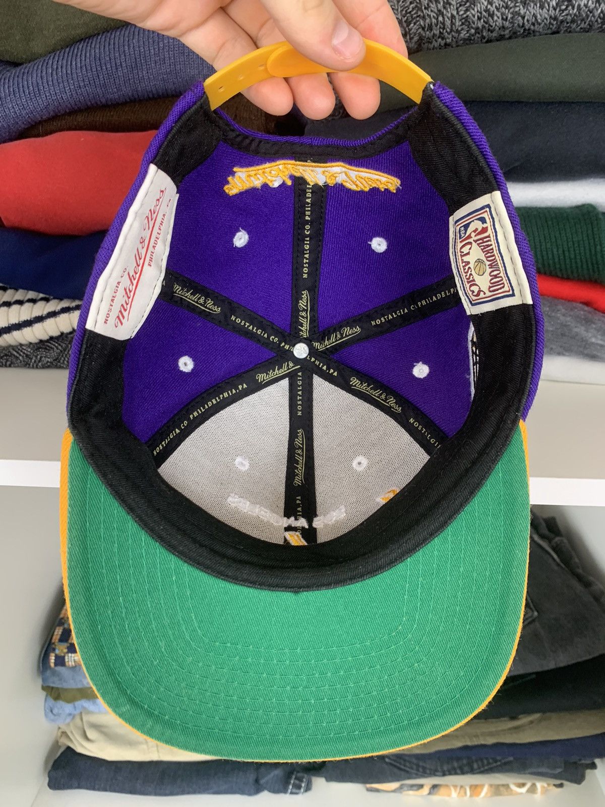 NBA Mitchell & Ness Los Angeles Lakers Cap Hat Size ONE SIZE - 21 Thumbnail