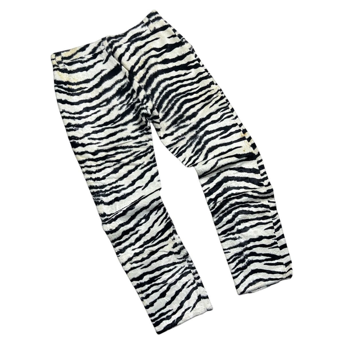 Hysteric Glamour Vintage Pants y2k Hysteric Glamour Stripe BlackWhite Velvet Size US 28 / EU 44 - 16 Thumbnail