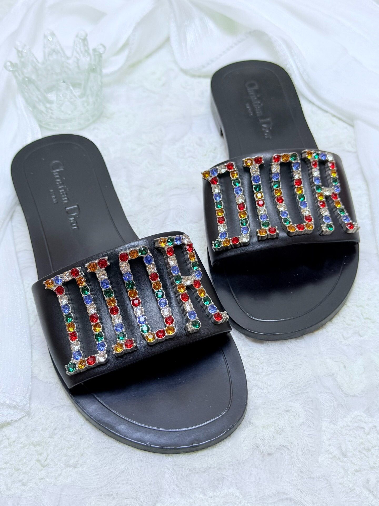 Dior Dior Multi Sandals us_6 Women Size US 6 / IT 36 - 1 Thumbnail