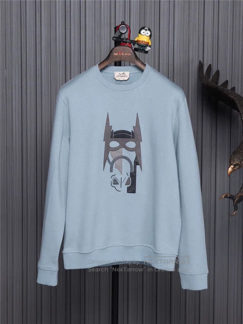 Hermes Hermes Mens Round Neck Sweater Size US M / EU 48-50 / 2 - 1 Thumbnail