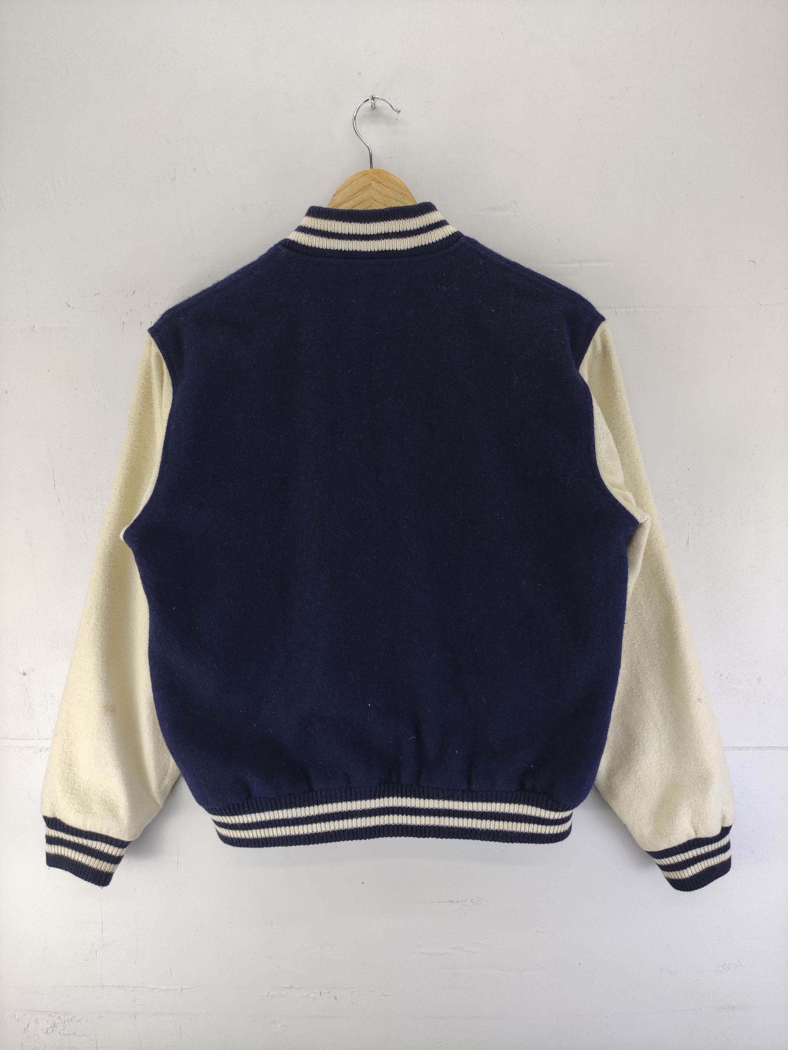 Japanese Brand Vintage OffRoad Varsity Wool Jacket Snap Button Size US M / EU 48-50 / 2 - 9 Thumbnail