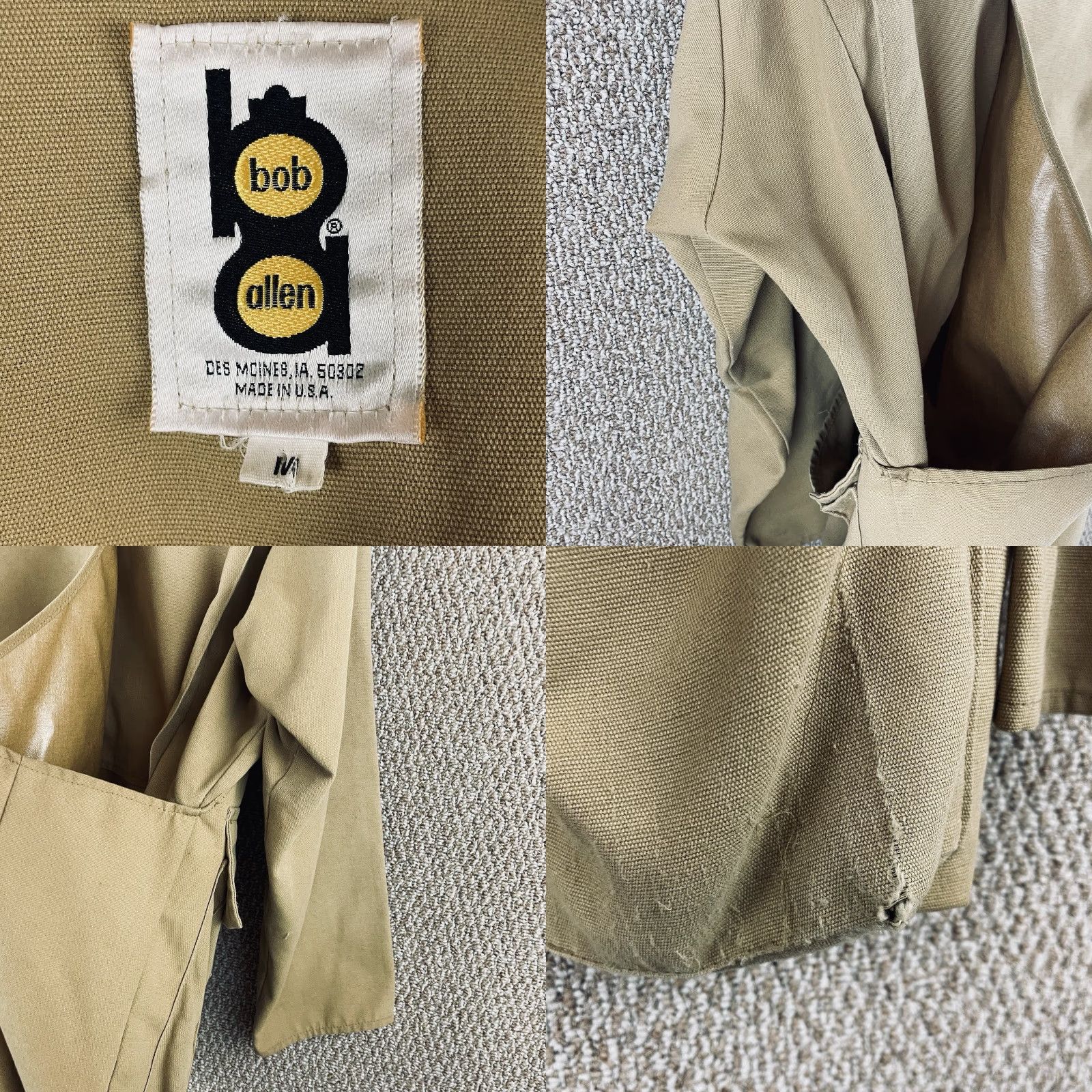 Vintage VINTAGE Bob Allen Jacket Medium Hunting Corduroy Padded Bomber Reversible Zip Beige Men M Size US M / EU 48-50 / 2 - 8 Thumbnail