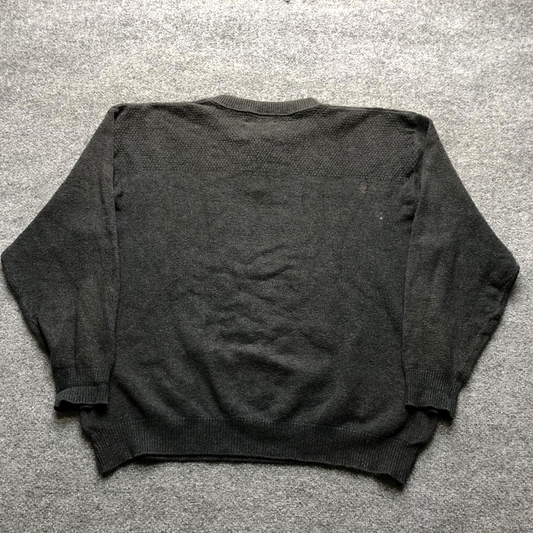 Vintage Shenandoah Mens XL Gray Henley Crew Neck Knit Pullover Sweater Casual Long Sleeve Button Solid Size US XL / EU 56 / 4 - 5 Thumbnail