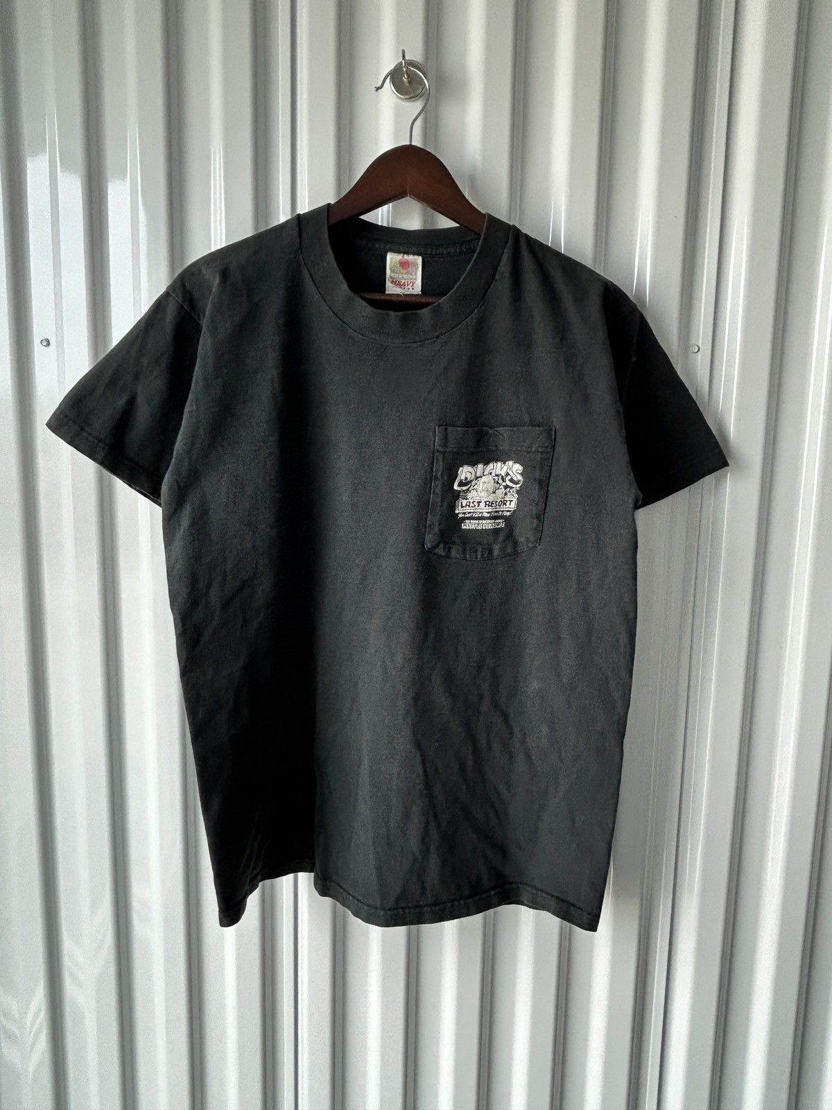 Vintage Vintage 90s Hoghead Dicks Restaurant Graphic Tee Size US M / EU 48-50 / 2 - 3 Thumbnail