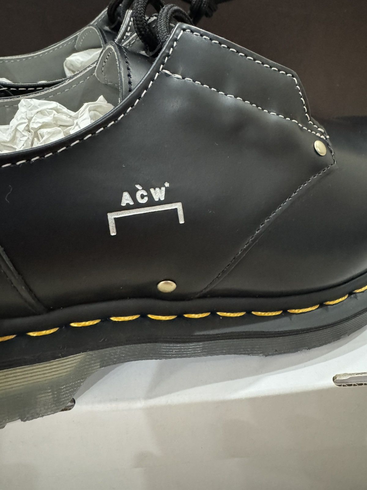 A-COLD-WALL* × Dr. Martens 1461 ACW x DM Iced Soles Size US 8 / EU 41 - 3 Thumbnail