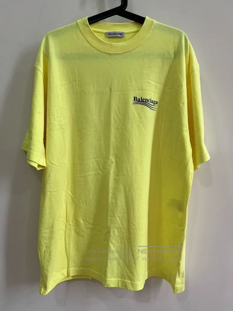 Balenciaga Balenciaga Fluorescent yellow Coca-Cola short-sleeve Size US M / EU 48-50 / 2 - 2 Thumbnail