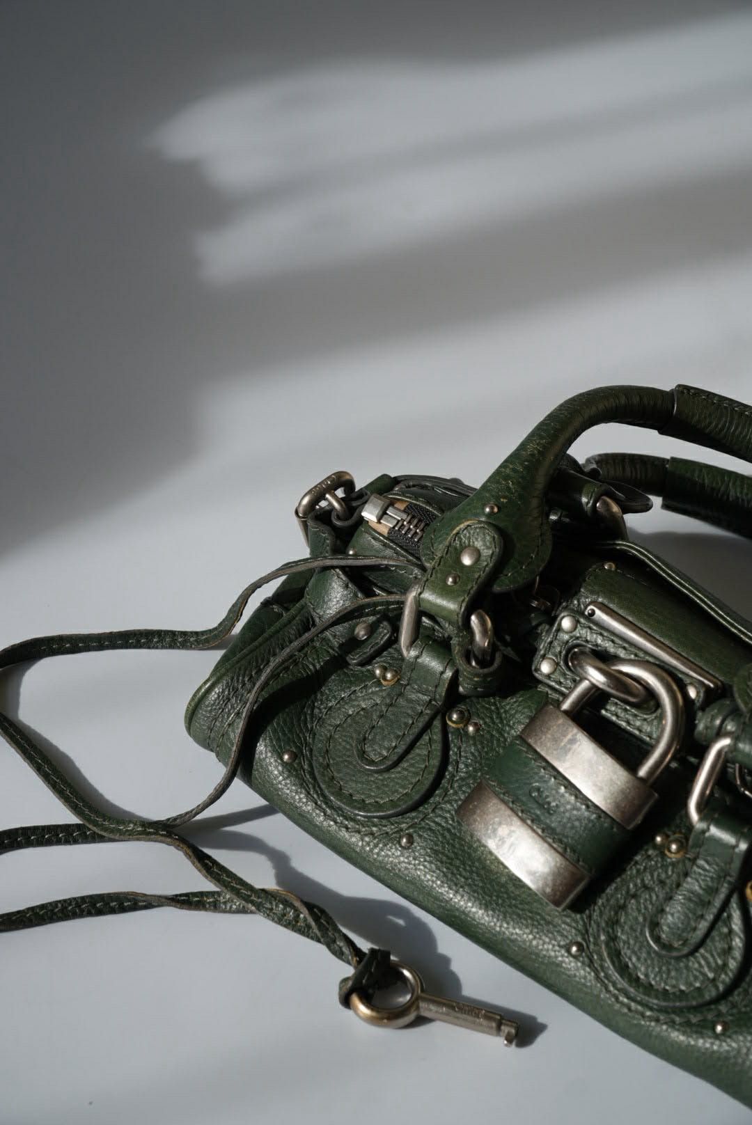 Chloe Chloé Green Leather Paddington Mini Satchel Size ONE SIZE - 5 Thumbnail