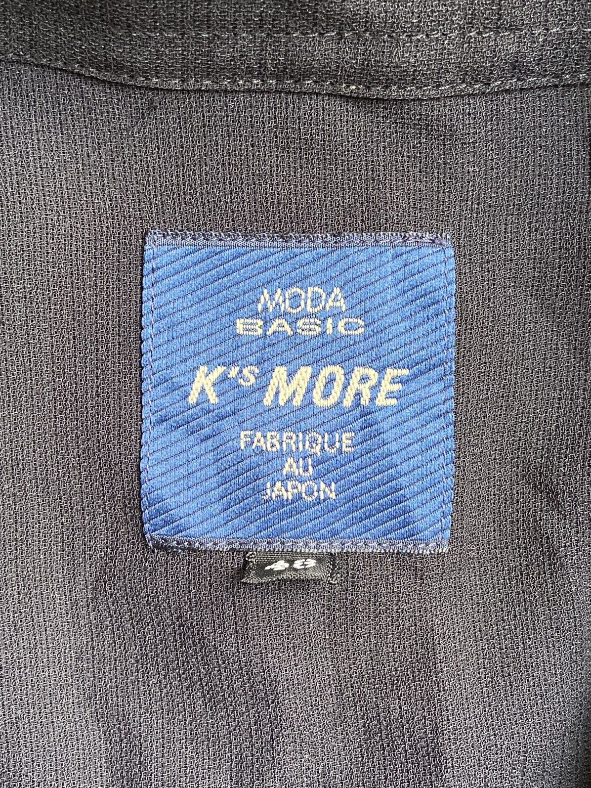 Isamu Katayama Backlash K’S Kadoya MORE MODA BASIC Black Shirt Size US L / EU 52-54 / 3 - 7 Thumbnail