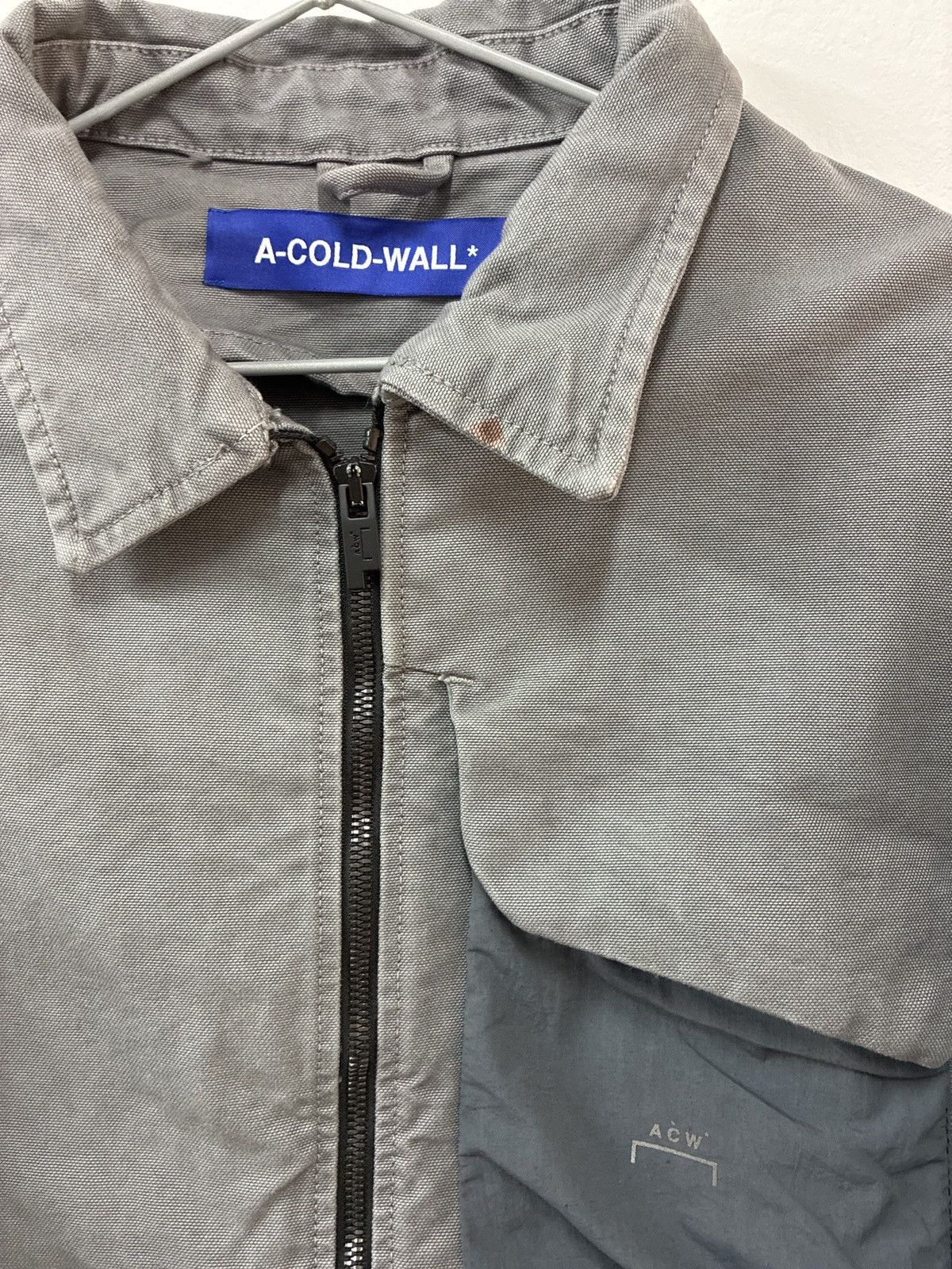 A-COLD-WALL* A-COLD-WALL* Men's Brunswick Jacket in Grey Stone Size US XL / EU 56 / 4 - 7 Thumbnail