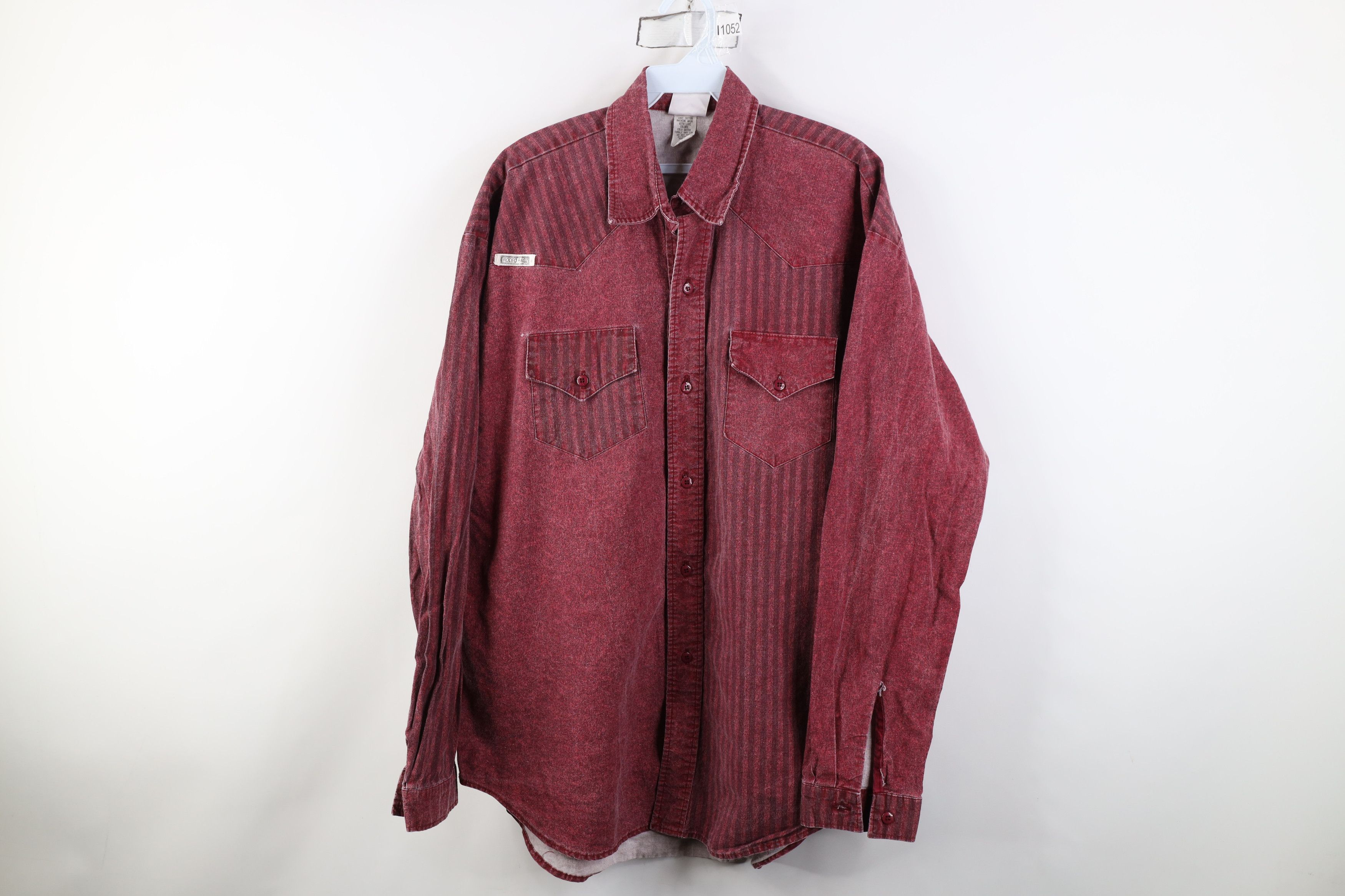 Vintage Vintage 90s Streetwear Western Cowboy Button Shirt USA Size US XL / EU 56 / 4 - 1 Thumbnail