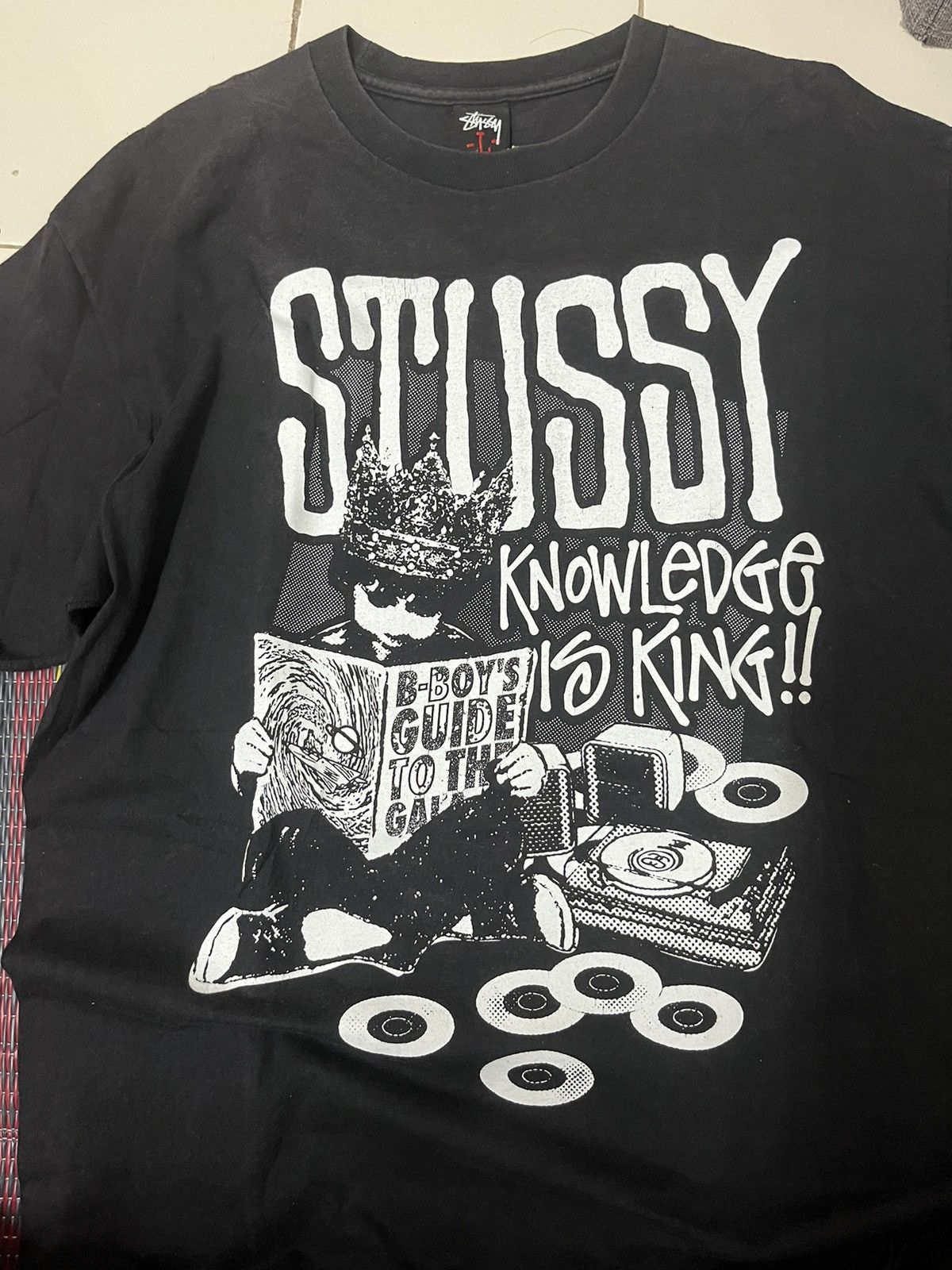 Stussy STUSSY KNOWLEDGE IS KING VTG Y2K Size US L / EU 52-54 / 3 - 1 Thumbnail