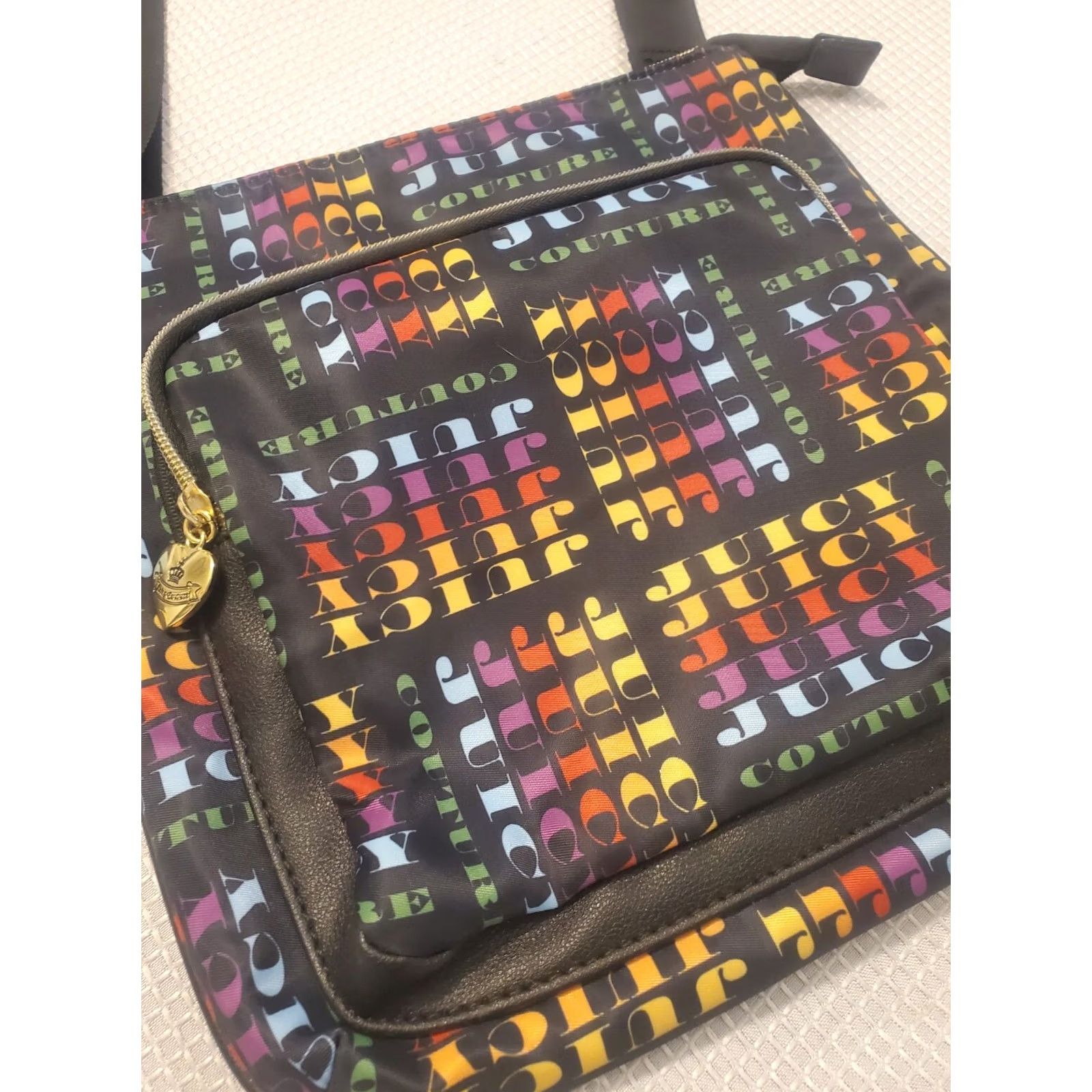 Juicy Couture Juicy Couture Rainbow Crossbody Bag - Black Graphic Style Size ONE SIZE - 3 Thumbnail