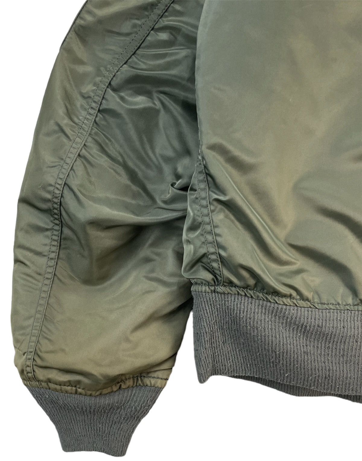 Alpha Industries × AlphaStyle × Vintage Vintage Alpha Industrie Bomber Jacket With Patches Size US M / EU 48-50 / 2 - 10 Thumbnail