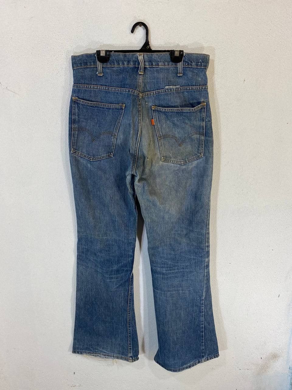 Levi's vintage 70s levis 646 bootcut flare distressed denim Size US 32 / EU 48 - 1 Thumbnail