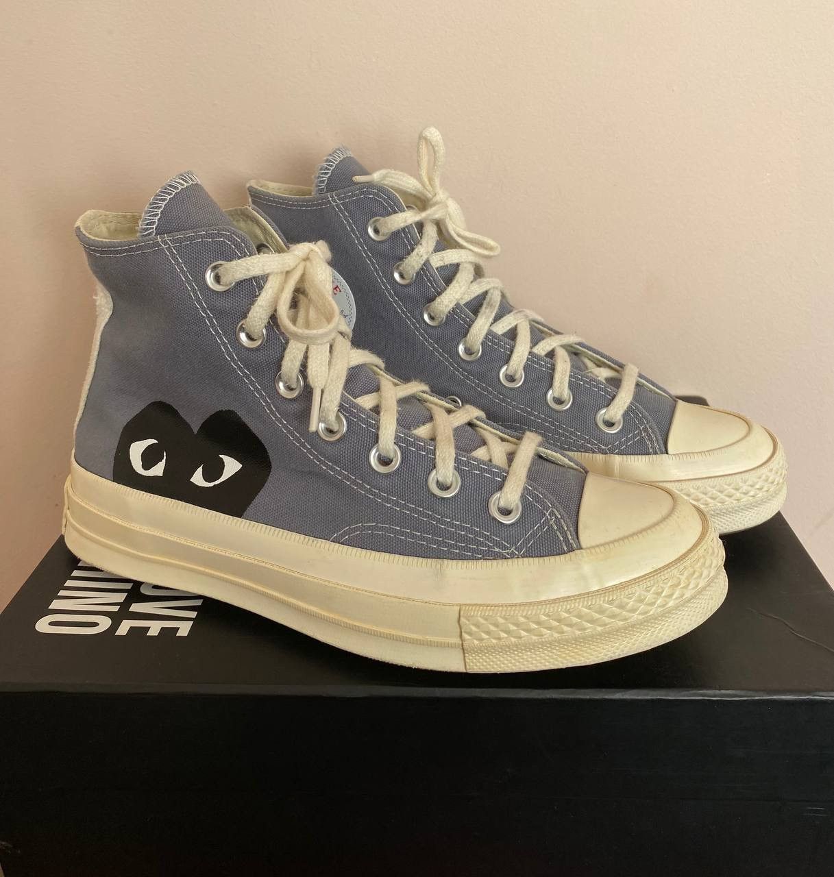Comme des Garcons PLAY × Converse Comme des Garçons X Converse High-TOP Size US 5 / EU 37 - 1 Thumbnail