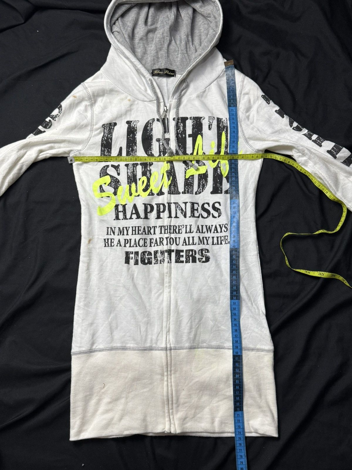 20471120 × Hysteric Glamour × Japanese Brand Japanese Poem Light Shade Hoodie Blue Gtrive Size M / US 6-8 / IT 42-44 - 5 Thumbnail