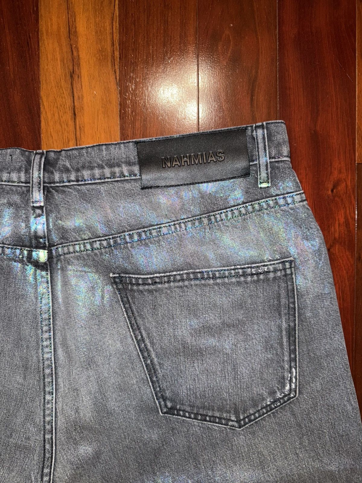 Nahmias Nahmias Oil Spill Baggy Jean Size US 38 / EU 54 - 3 Thumbnail