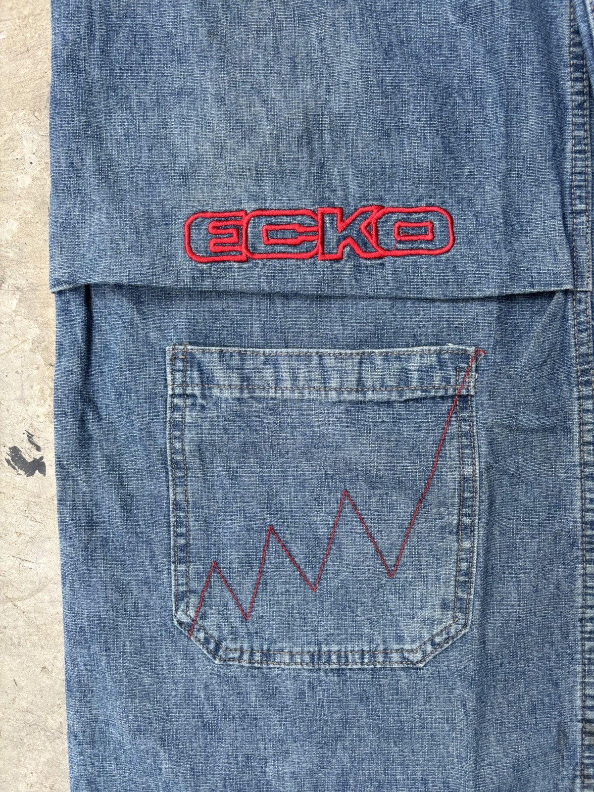Ecko Unltd. Vintage Y2K Ecko Unltd Baggy Skater Jeans Embroidered Pocket Size US 31 - 7 Thumbnail
