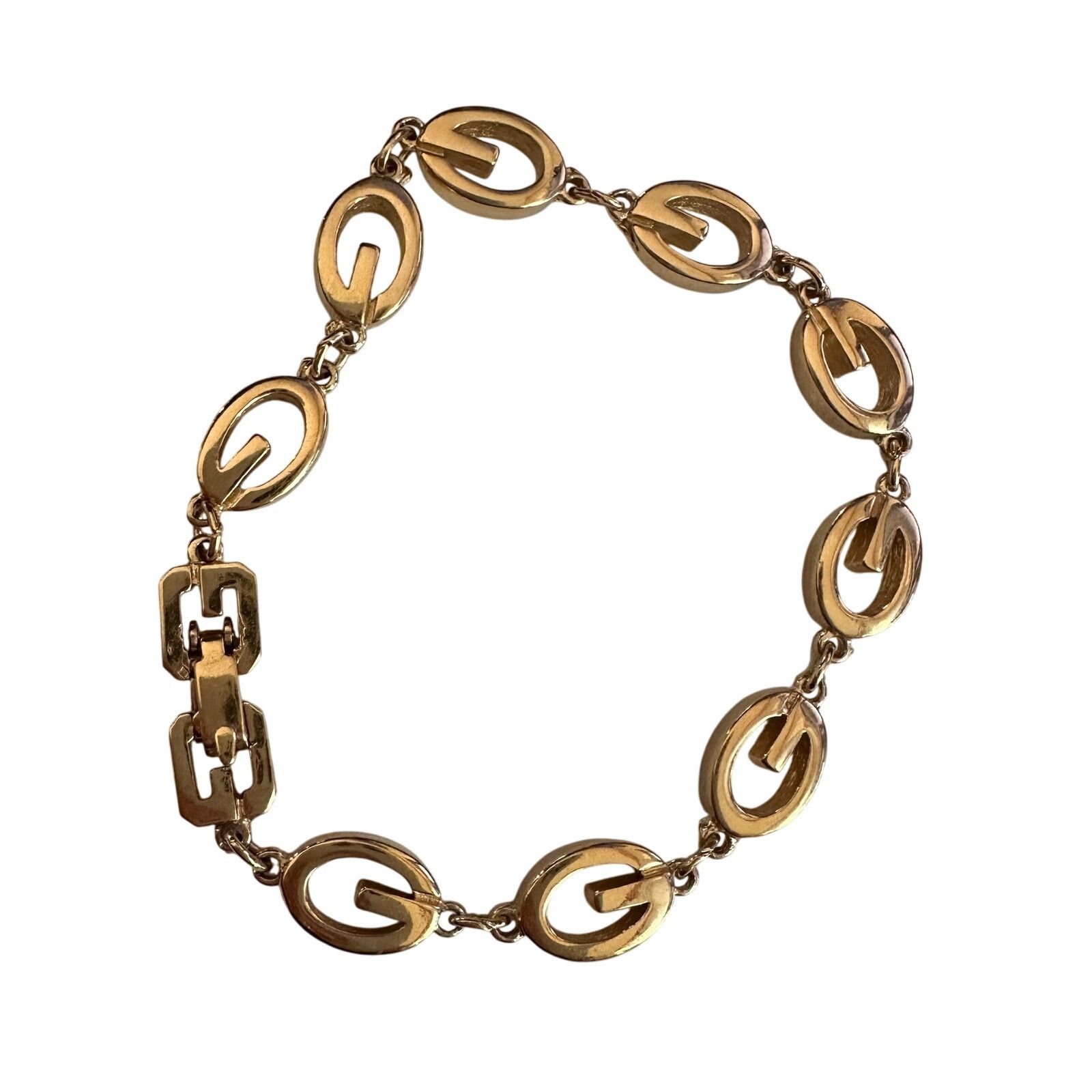 Givenchy Givenchy G Link Gold Plate Bracelet Size ONE SIZE - 1 Thumbnail