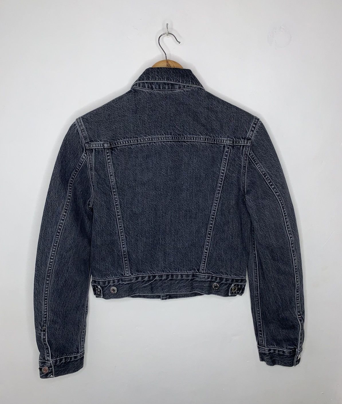 Helmut Lang Helmut Lang Grey Denim Jacket Size XS / US 0-2 / IT 36-38 - 9 Thumbnail
