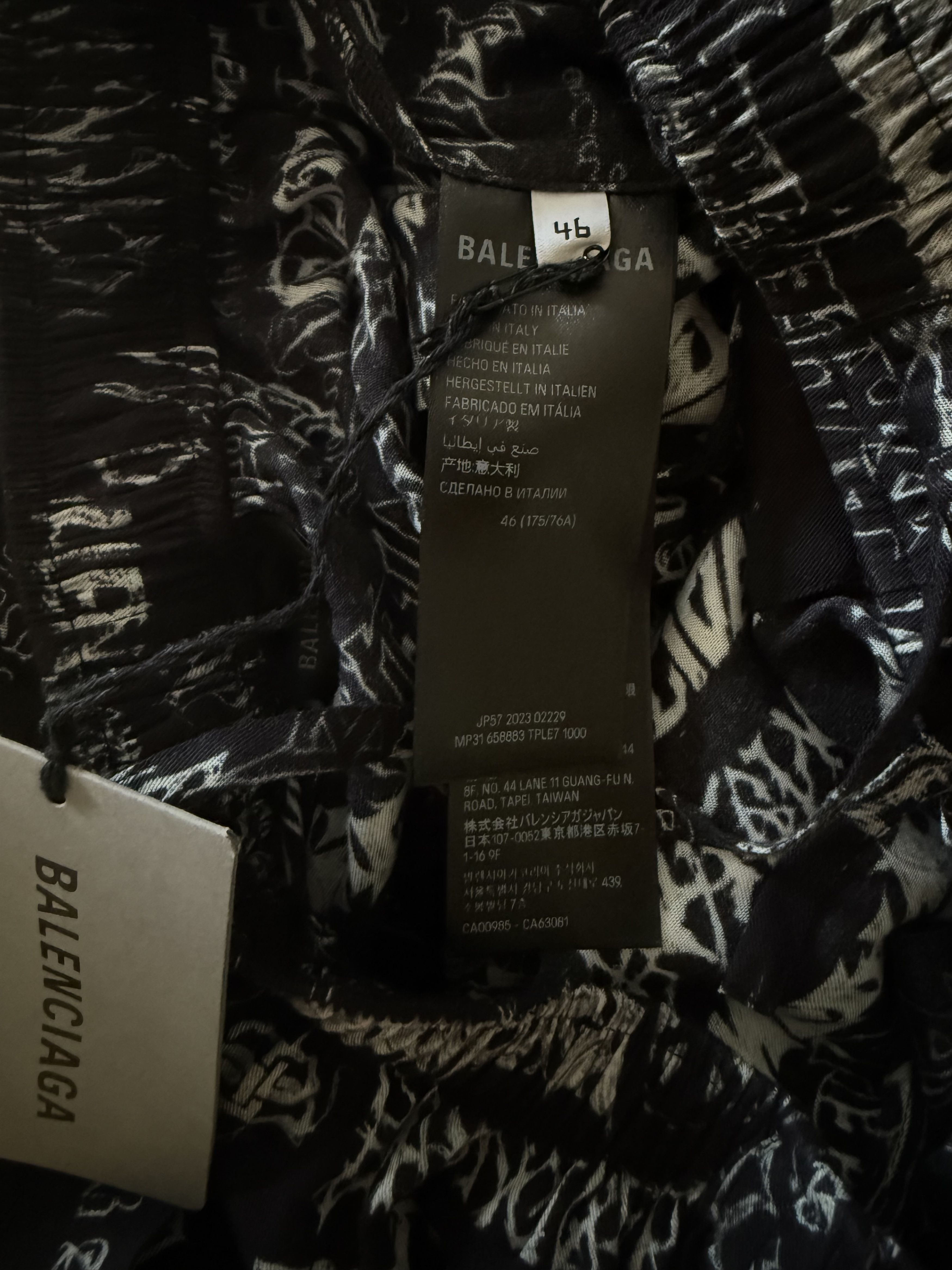 Balenciaga BALENCIAGA DIY PIJAMA PANTS Size US 30 / EU 46 - 8 Thumbnail