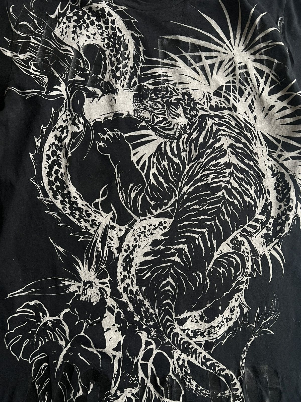 Diesel Diesel Black Gold Dragon&Tiger Tee Size US M / EU 48-50 / 2 - 2 Thumbnail